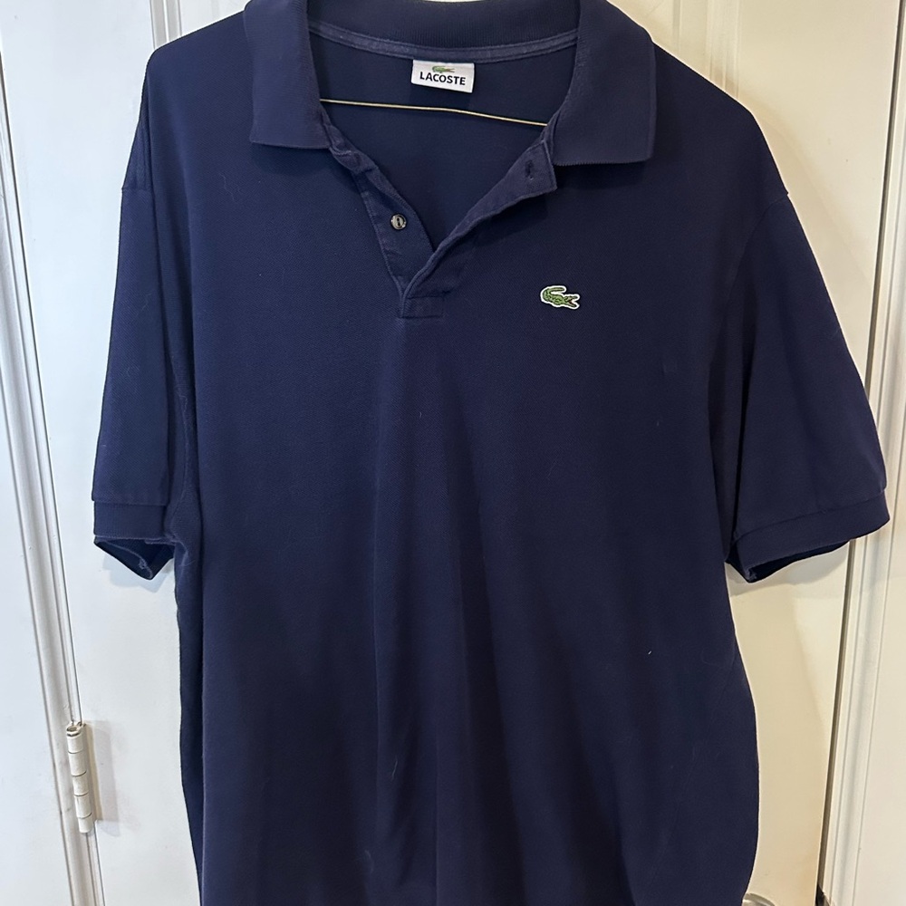 Lacoste Men's Dark Blue Polo Shirt